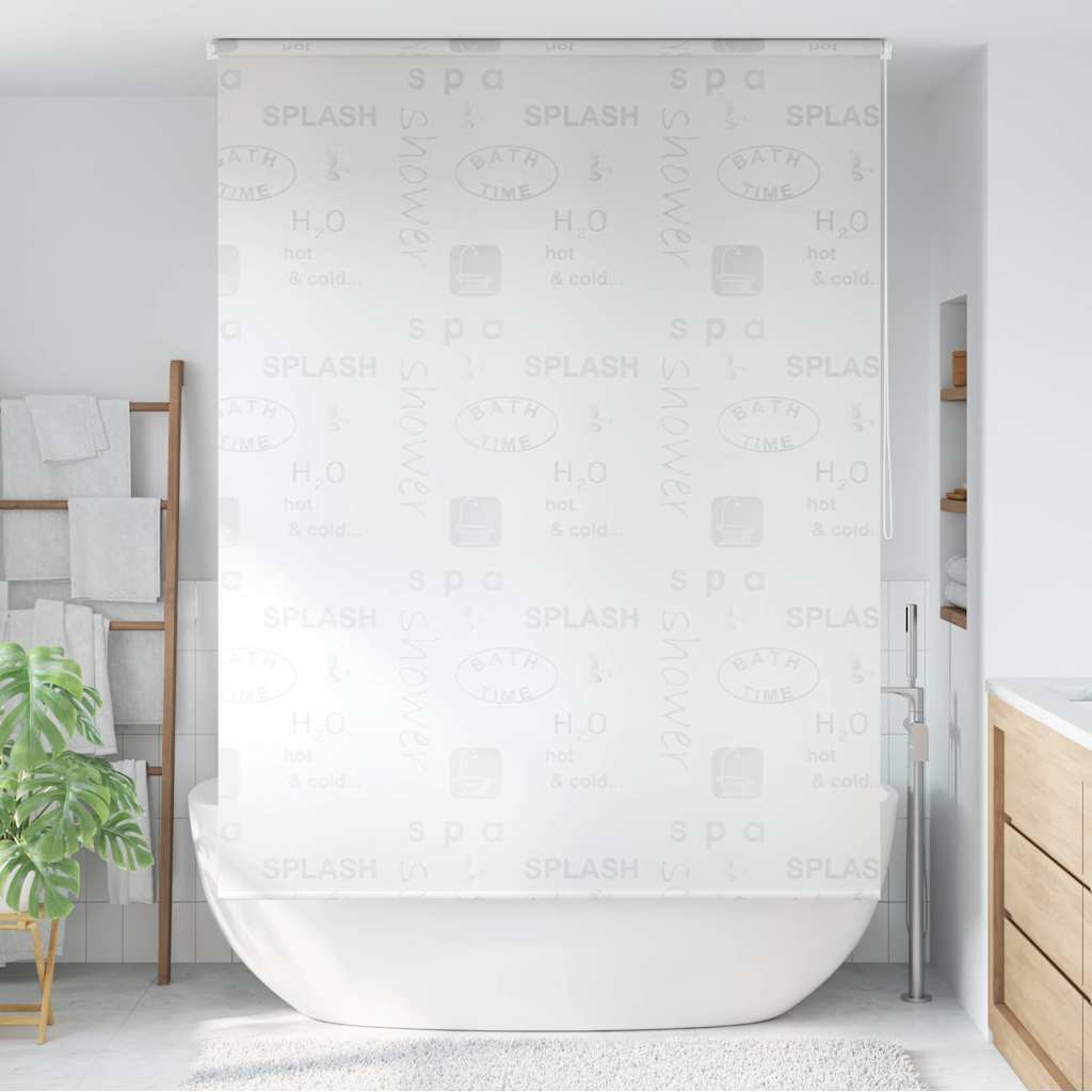 vidaXL Shower Roller Blind 80x240 cm white
