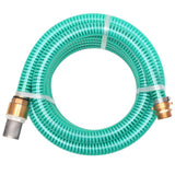 vidaXL Suction Hose with Brass Couplings 7 m 25 mm Green