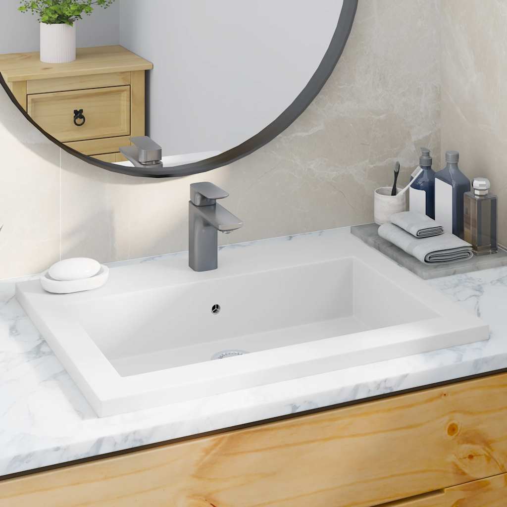 vidaXL Sink 600x450x120 mm granite black