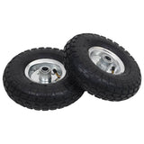 vidaXL Sack Truck Wheels 4.10/3.50-4 (260x83) Rubber 2 pcs