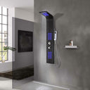 vidaXL Douchepaneel 20x44x130 cm aluminium wit