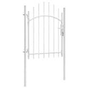 vidaXL Poort 1x1,5 m staal zwart