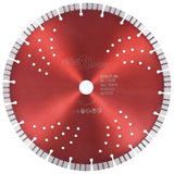 vidaXL Turbo and Perforated Diamond Saw Blade 300 mm Steel