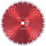 vidaXL Turbo and Perforated Diamond Saw Blade 300 mm Steel