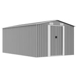 vidaXL Tuinschuur 257x298x178 cm metaal groen