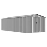 vidaXL Tuinschuur 257x298x178 cm metaal groen