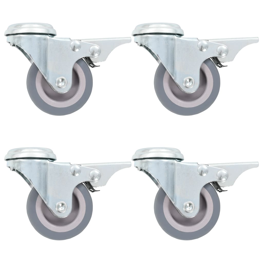 vidaXL Pièces détachées avec portes et doubles remmen 4 pièces 50 mm