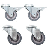 vidaXL Swivel Casters with Bolt Holes 4 pcs 50 mm