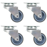 vidaXL Swivel Casters Twin 4 pcs 50 mm