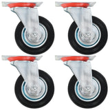vidaXL Zwenkwielen 4 st 100 mm