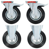 vidaXL Wheels 4 pcs 200 mm