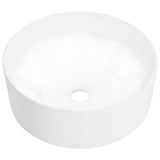 vidaXL Wash Basin 36x14 cm ceramic white
