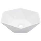 vidaXL Wash Basin 41x36.5x12 cm ceramic white