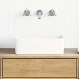 vidaXL Wash Basin 40x30x13 cm ceramic white