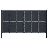 vidaXL Garden Gate Steel 100x75 cm Anthracite