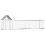 vidaXL Chicken Coop 2x1x1.5 m Galvanized Steel