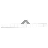 vidaXL Chicken Run 3x1x1.5 m Galvanized Steel