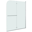 vidaXL Douchewand inklapbaar 2 panelen 120x140 cm ESG