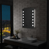 vidaXL Bathroom Mirror LED 60x80 cm