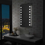 vidaXL Bathroom Mirror LED 60x80 cm