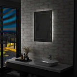 vidaXL LED Bathroom Mirror 60x80 cm