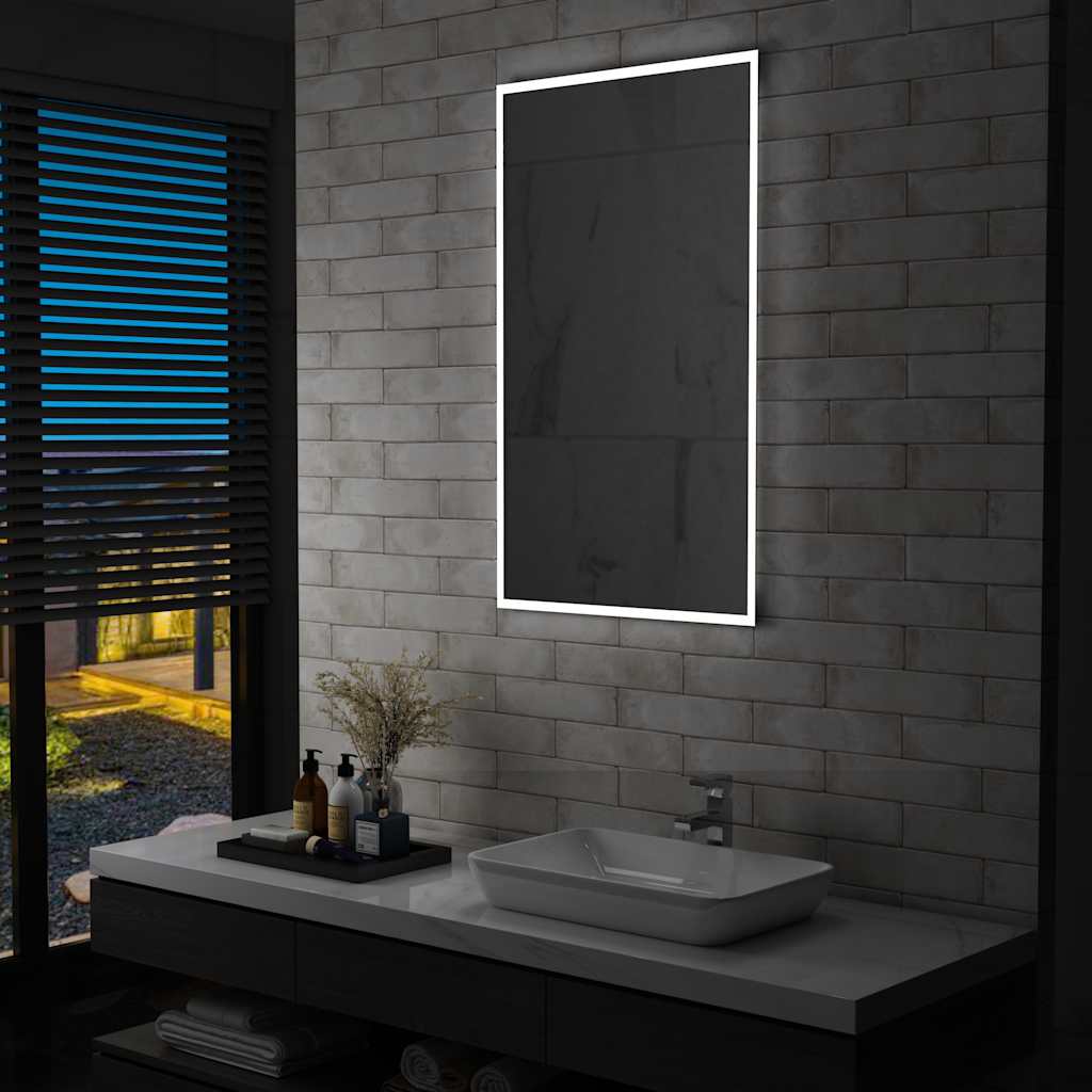 vidaXL Bathroom Mirror LED 60x80 cm