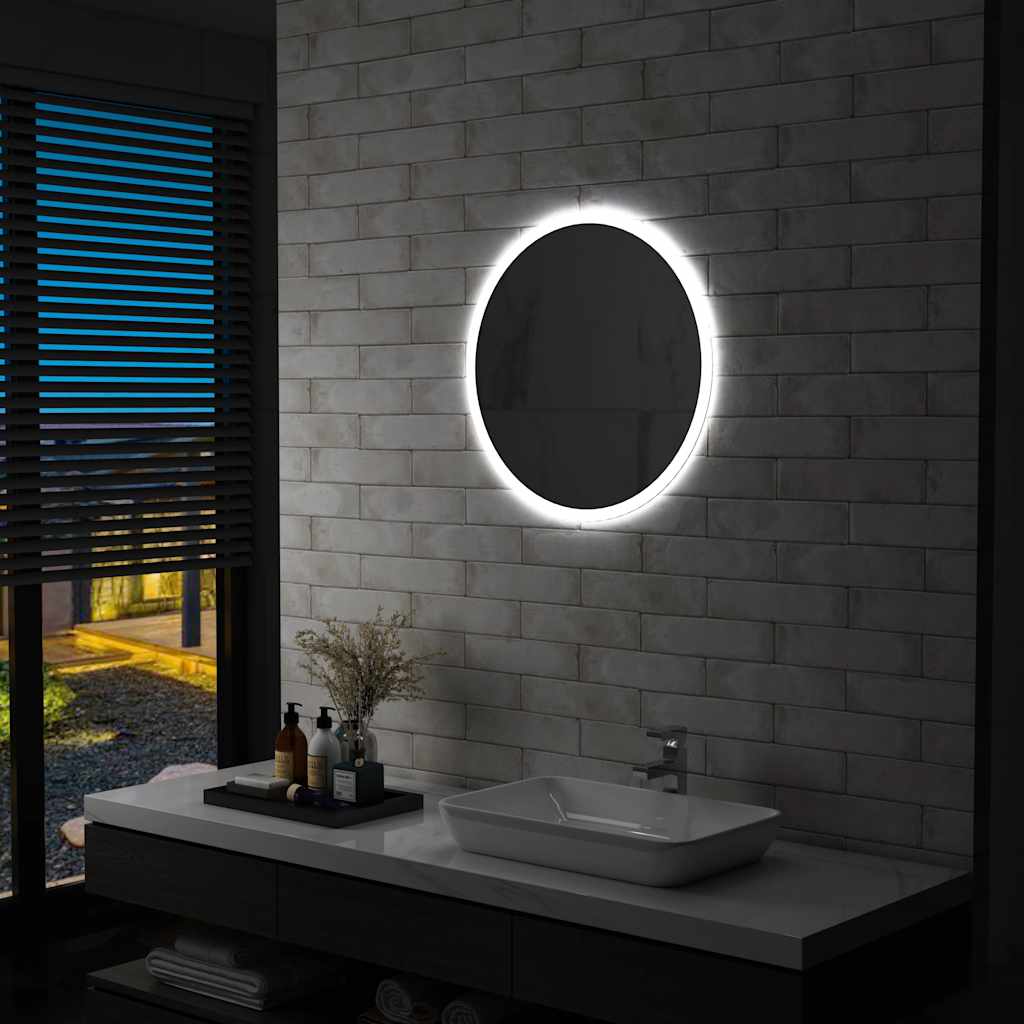 vidaXL Bathroom Mirror LED 60 cm