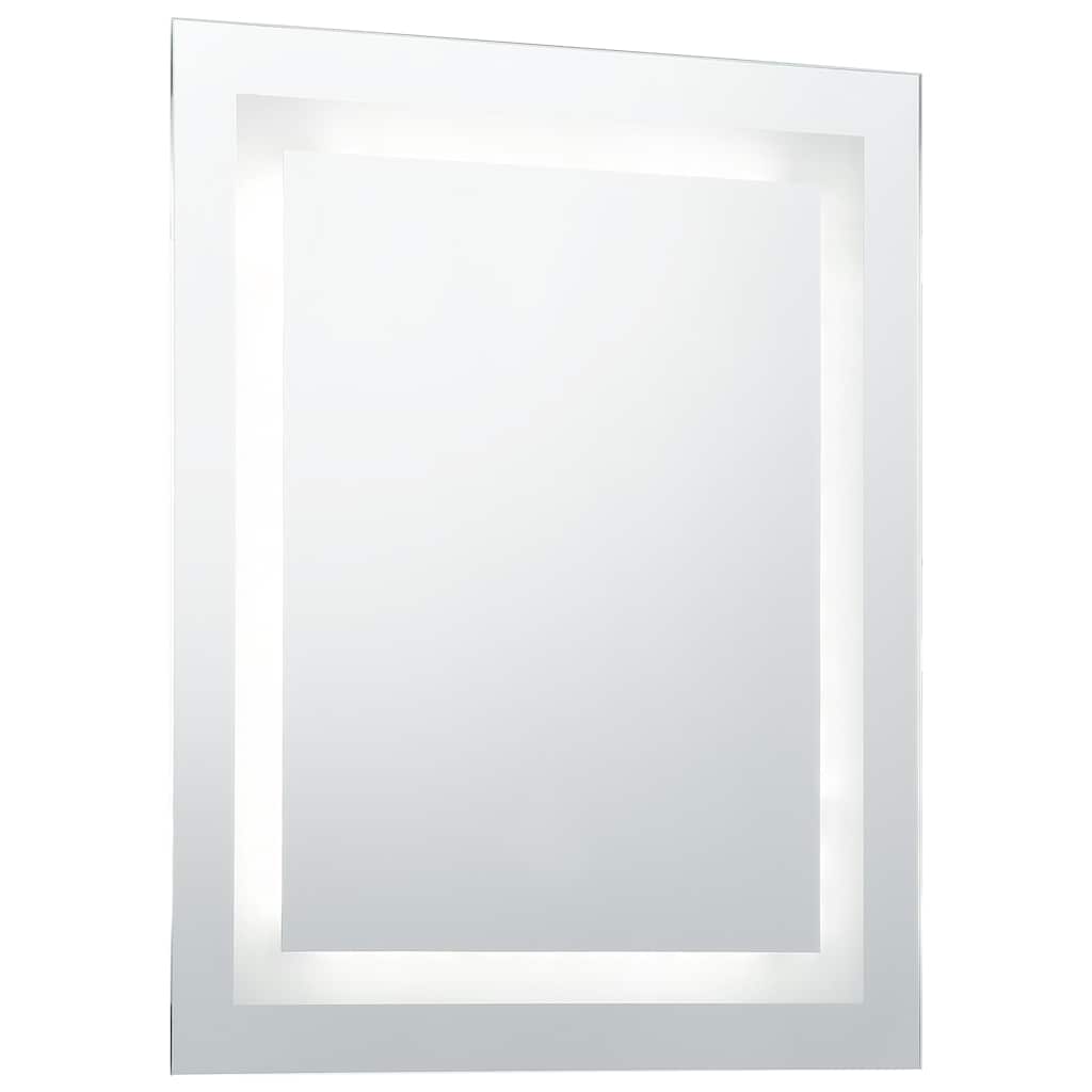 vidaXL LED Bathroom Mirror with Touch Sensor 60x80 cm