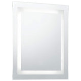 vidaXL LED Bathroom Mirror with Touch Sensor 60x80 cm