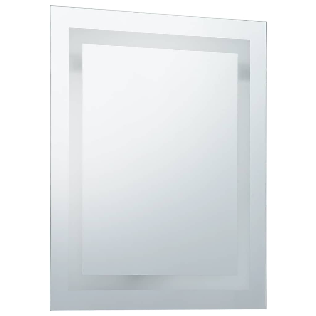 vidaXL LED Bathroom Mirror with Touch Sensor 60x80 cm