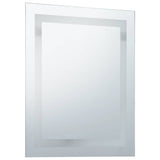 vidaXL LED Bathroom Mirror with Touch Sensor 60x80 cm