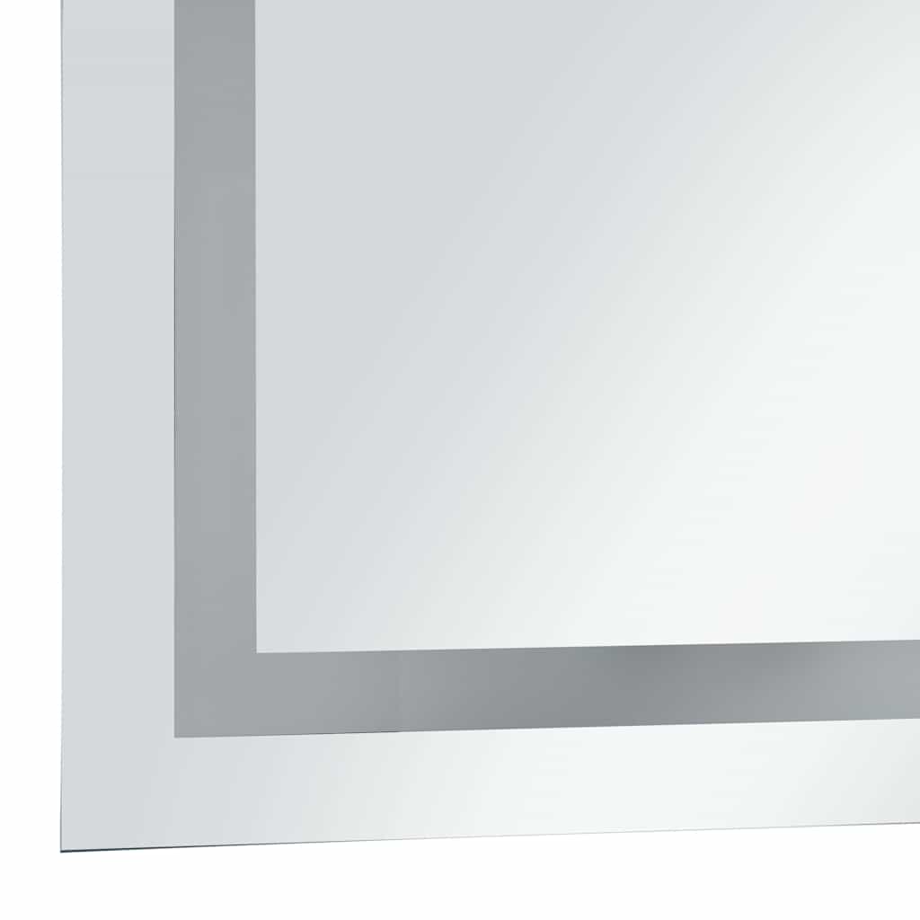 vidaXL LED Bathroom Mirror with Touch Sensor 60x80 cm