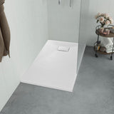 vidaXL Shower Tray 80x80 cm SMC White