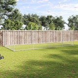vidaXL Hondenkennel voor buiten met dak 7,6x3,8x2,3 m