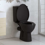 vidaXL Soft-Close Toilet Seat with Quick-Release Design Square White