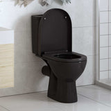 vidaXL Soft-Close Toilet Seat with Quick-Release Design Square White