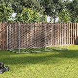 vidaXL Outdoor Dog Kennel with Roof 382x192x225 m