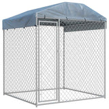vidaXL Outdoor Dog Kennel with Roof 382x192x225 m