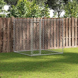 vidaXL Outdoor Dog Kennel with Roof 382x192x225 m