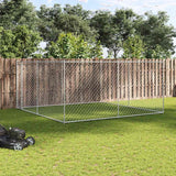 vidaXL Outdoor Dog Kennel with Roof 382x192x225 m