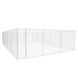 vidaXL Outdoor Dog Kennel 570x570x185 cm Galvanised Steel