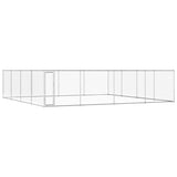 vidaXL Outdoor Dog Kennel 570x570x185 cm Galvanised Steel