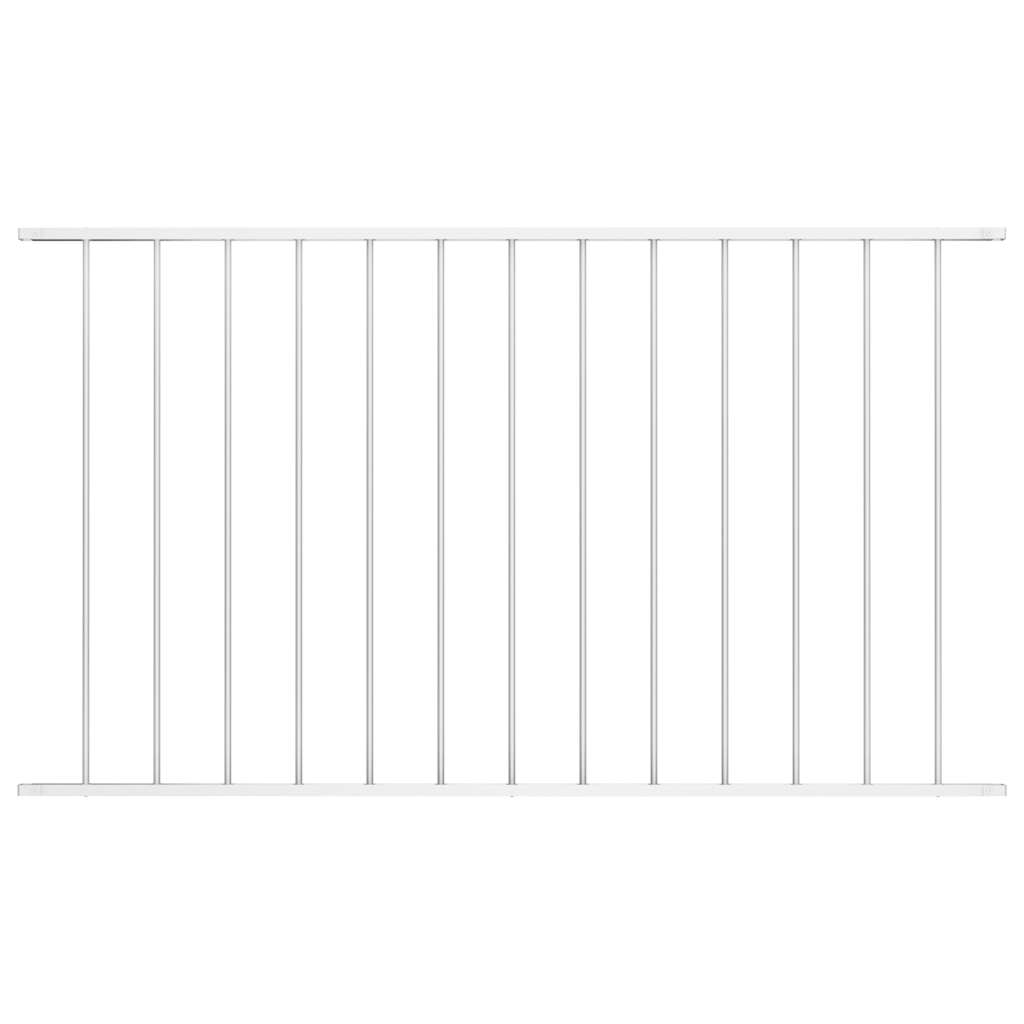 vidaXL Fence Panel powder-coated steel 1.7x0.75 m black