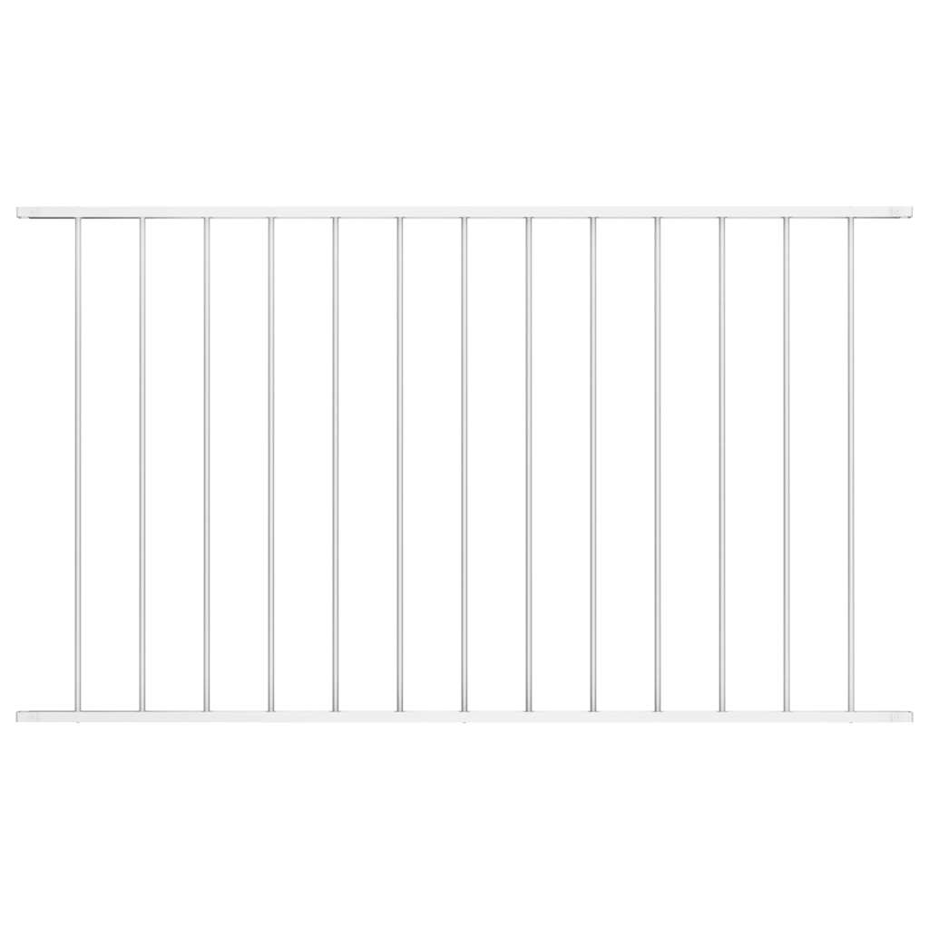 vidaXL Fence Panel powder-coated steel 1.7x0.75 m black