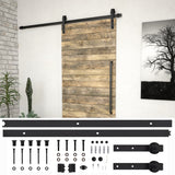 vidaXL Parts Box for Sliding Door SKIEN 183 cm Steel Black