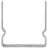 vidaXL Ground Anchors 6 pcs 9x6x15 cm Galvanised Steel Silver-Coloured