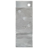 vidaXL Ground Anchors 6 pcs 9x6x15 cm Galvanised Steel Silver-Coloured