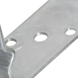 vidaXL Ground Anchors 6 pcs 9x6x15 cm Galvanised Steel Silver-Coloured