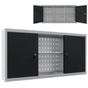 vidaXL Housse de protection pour baguette métallique gris et noir