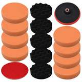 vidaXL 18-piece Polishing Pad Set 150 mm
